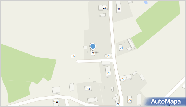 Dziadów Most, Dziadów Most, 22, mapa Dziadów Most