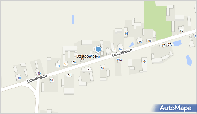 Dziadowice, Dziadowice, 60, mapa Dziadowice