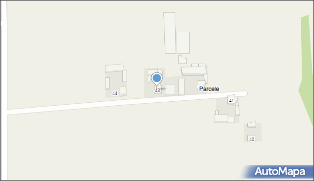 Dziadowice-Folwark, Dziadowice-Folwark, 43, mapa Dziadowice-Folwark