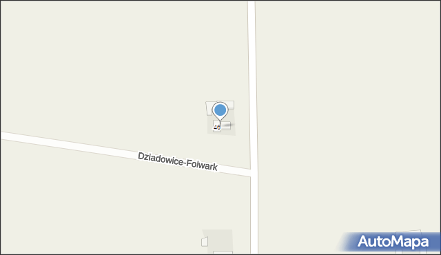 Dziadowice-Folwark, Dziadowice-Folwark, 46A, mapa Dziadowice-Folwark