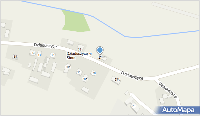 Dziaduszyce, Dziaduszyce, 27, mapa Dziaduszyce