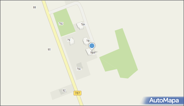 Działki Suskowolskie, Działki Suskowolskie, 78m, mapa Działki Suskowolskie