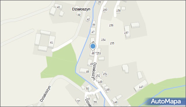 Działoszyn, Działoszyn, 46, mapa Działoszyn