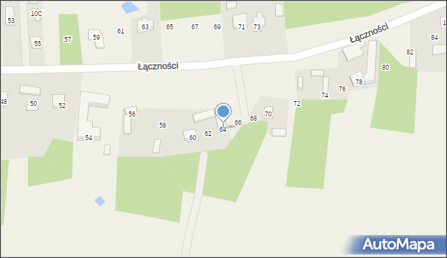 Działy Czarnowskie, Działy Czarnowskie, 64, mapa Działy Czarnowskie