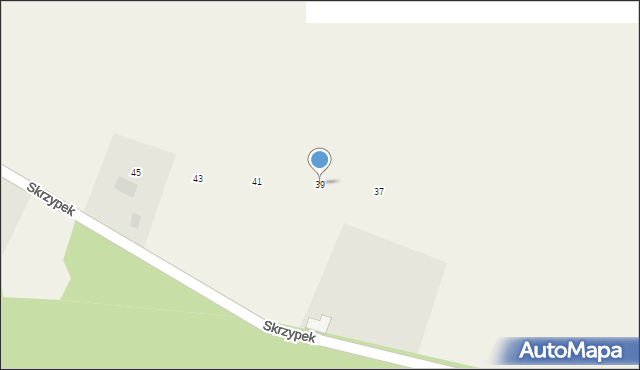 Działyń, Działyń, 39, mapa Działyń