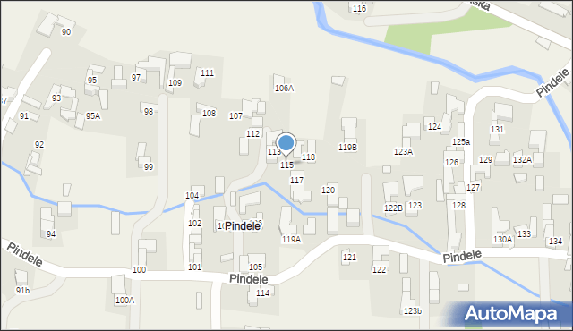 Dzianisz, Dzianisz, 115, mapa Dzianisz