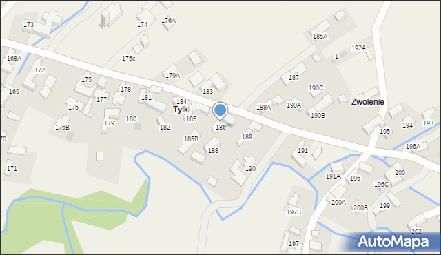 Dzianisz, Dzianisz, 186, mapa Dzianisz