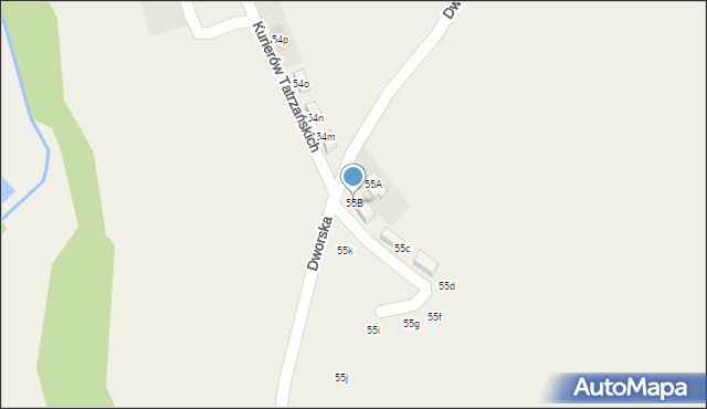 Dzianisz, Dzianisz, 55B, mapa Dzianisz