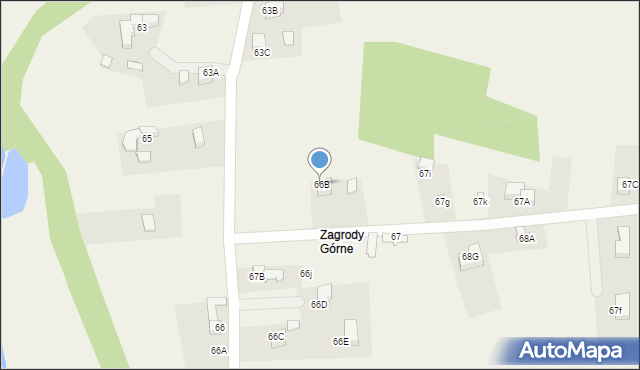 Dzianisz, Dzianisz, 66B, mapa Dzianisz