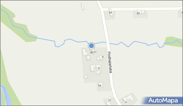 Dzianisz, Dzianisz, 8C, mapa Dzianisz