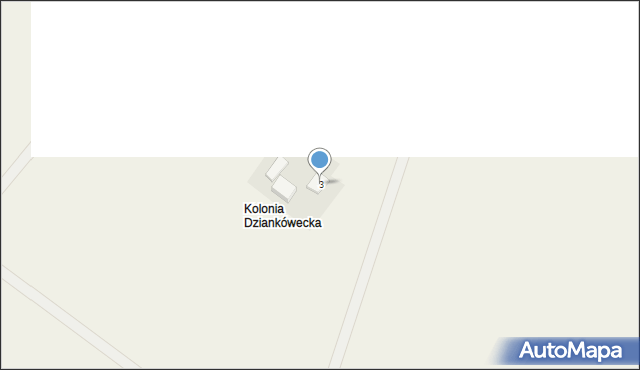 Dziankówek, Dziankówek, 3, mapa Dziankówek