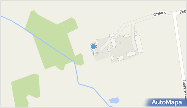 Dziarno, Dziarno, 2, mapa Dziarno