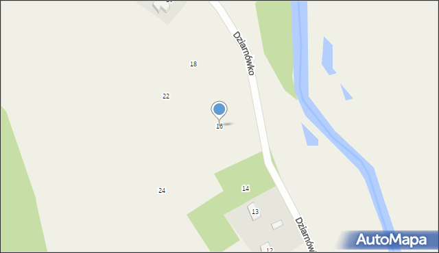 Dziarnówko, Dziarnówko, 16, mapa Dziarnówko