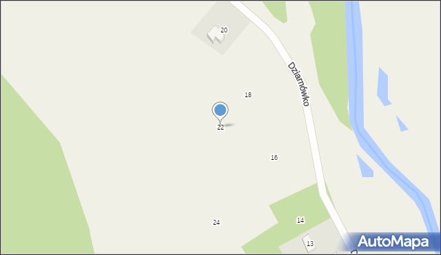 Dziarnówko, Dziarnówko, 22, mapa Dziarnówko