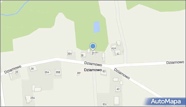 Dziarnowo, Dziarnowo, 37, mapa Dziarnowo