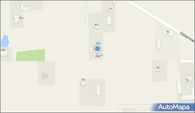 Dziarnowo, Dziarnowo, 60a, mapa Dziarnowo