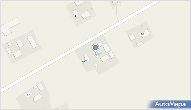 Dziarny, Dziarny, 11, mapa Dziarny