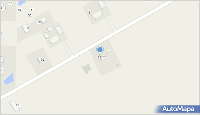 Dziarny, Dziarny, 12c, mapa Dziarny