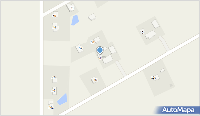 Dziarny, Dziarny, 4, mapa Dziarny