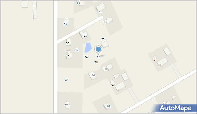 Dziarny, Dziarny, 57, mapa Dziarny