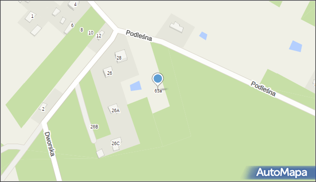 Dziechciniec, Dziechciniec, 63a, mapa Dziechciniec