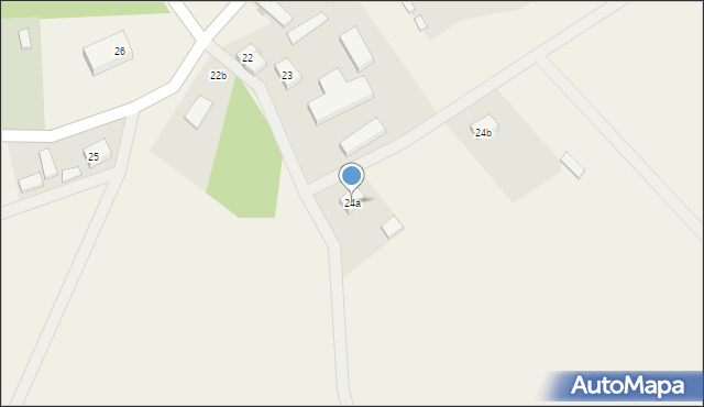 Dzięcielec, Dzięcielec, 24a, mapa Dzięcielec