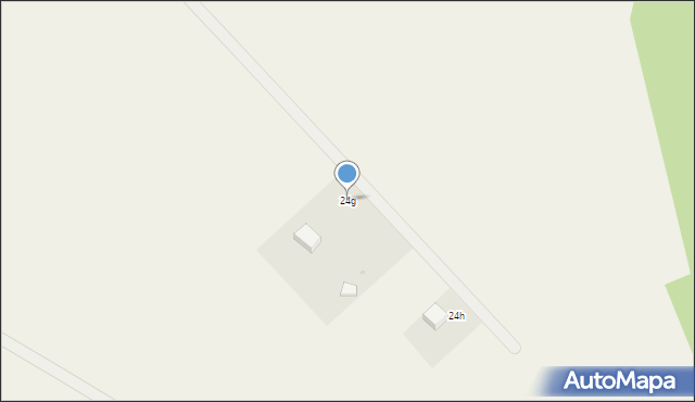 Dzięcielec, Dzięcielec, 24g, mapa Dzięcielec