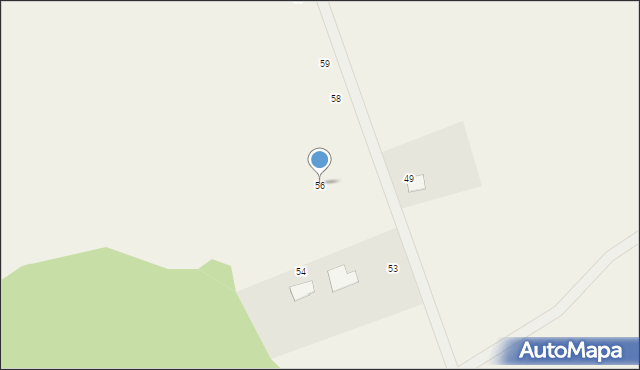 Dzięcielec, Dzięcielec, 56, mapa Dzięcielec