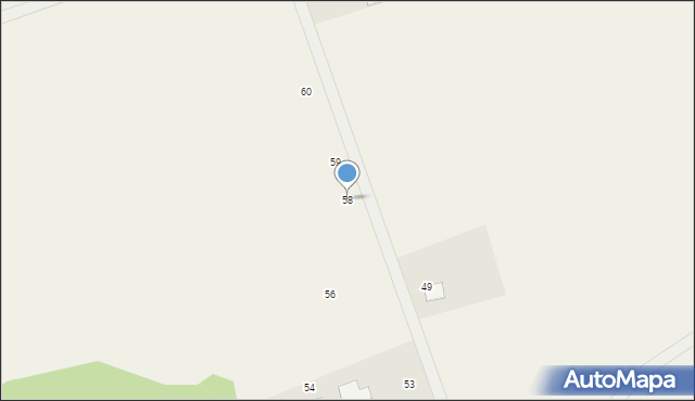 Dzięcielec, Dzięcielec, 58, mapa Dzięcielec