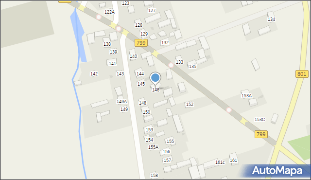 Dziecinów, Dziecinów, 146, mapa Dziecinów