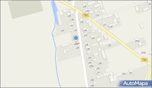 Dziecinów, Dziecinów, 149A, mapa Dziecinów