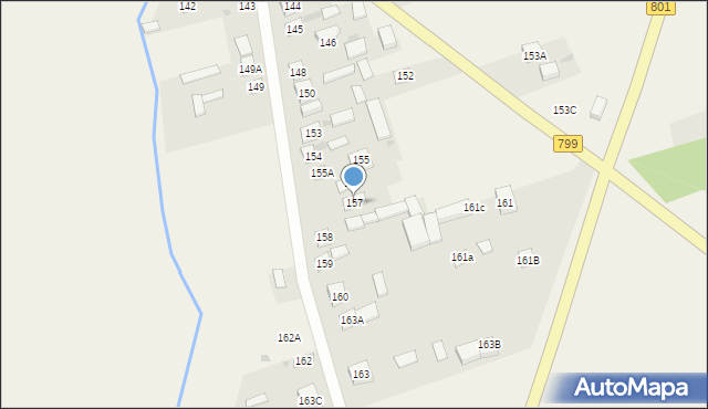 Dziecinów, Dziecinów, 157, mapa Dziecinów