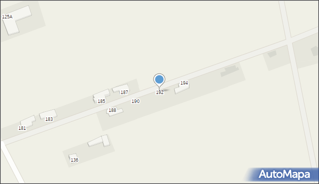 Dziecinów, Dziecinów, 192, mapa Dziecinów