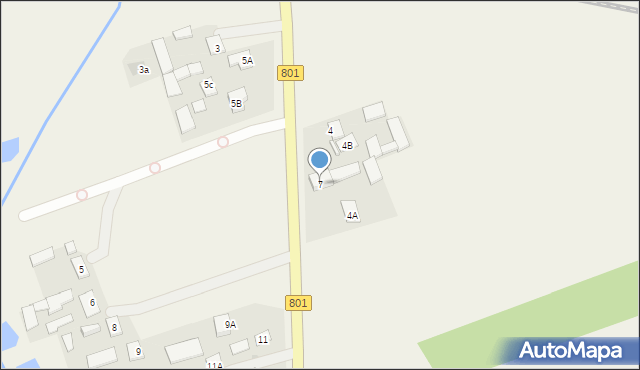 Dziecinów, Dziecinów, 7, mapa Dziecinów