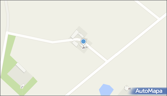 Dzięciołowo, Dzięciołowo, 45, mapa Dzięciołowo