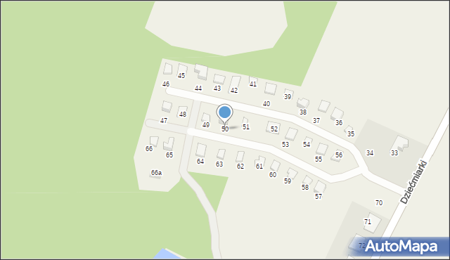 Dziećmiarki, Dziećmiarki, 50, mapa Dziećmiarki