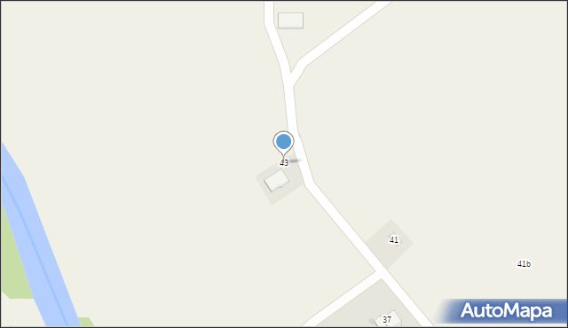 Dziećmiarowice, Dziećmiarowice, 43, mapa Dziećmiarowice