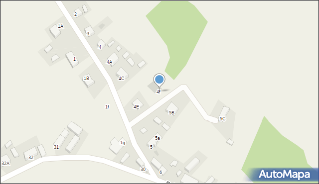 Dziećmiarowice, Dziećmiarowice, 4f, mapa Dziećmiarowice