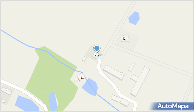 Dzięczyna, Dzięczyna, 51a, mapa Dzięczyna