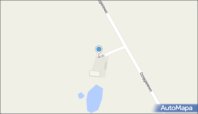 Dzięgielewo, Dzięgielewo, 24, mapa Dzięgielewo