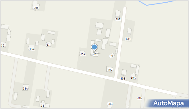 Dzięglewo, Dzięglewo, 40, mapa Dzięglewo