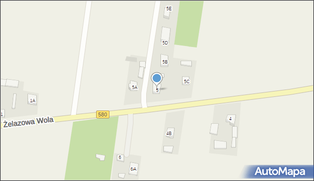 Dzięglewo, Dzięglewo, 5, mapa Dzięglewo