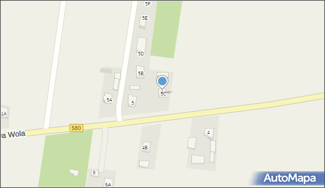 Dzięglewo, Dzięglewo, 5C, mapa Dzięglewo