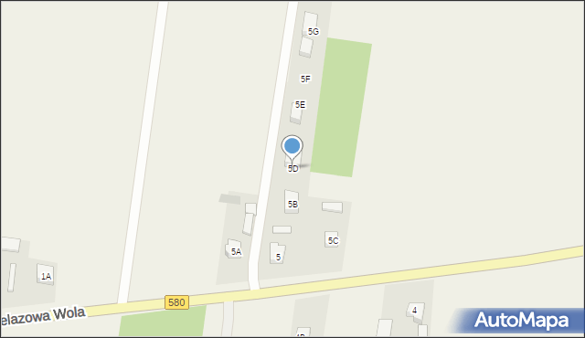 Dzięglewo, Dzięglewo, 5D, mapa Dzięglewo