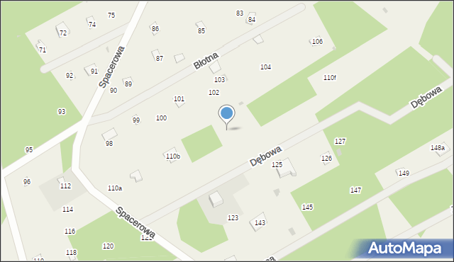 Dziektarzew, Dziektarzew, 110c, mapa Dziektarzew