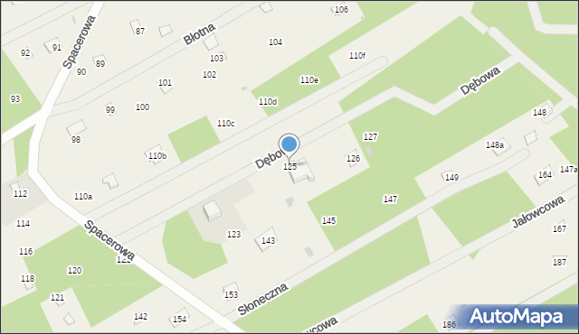 Dziektarzew, Dziektarzew, 125, mapa Dziektarzew