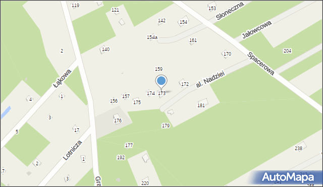 Dziektarzew, Dziektarzew, 173, mapa Dziektarzew