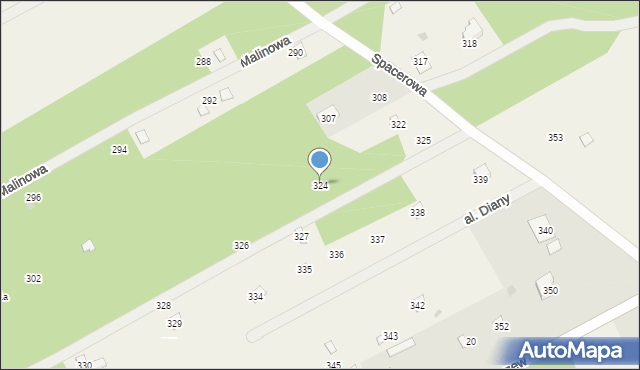 Dziektarzew, Dziektarzew, 324, mapa Dziektarzew