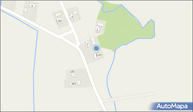 Dzielec, Dzielec, 3, mapa Dzielec