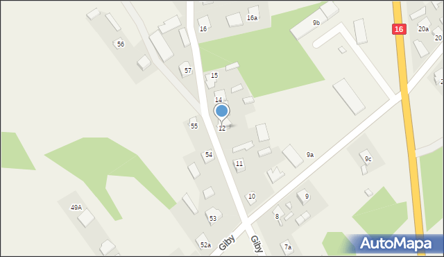 Dziemianówka, Dziemianówka, 12, mapa Dziemianówka